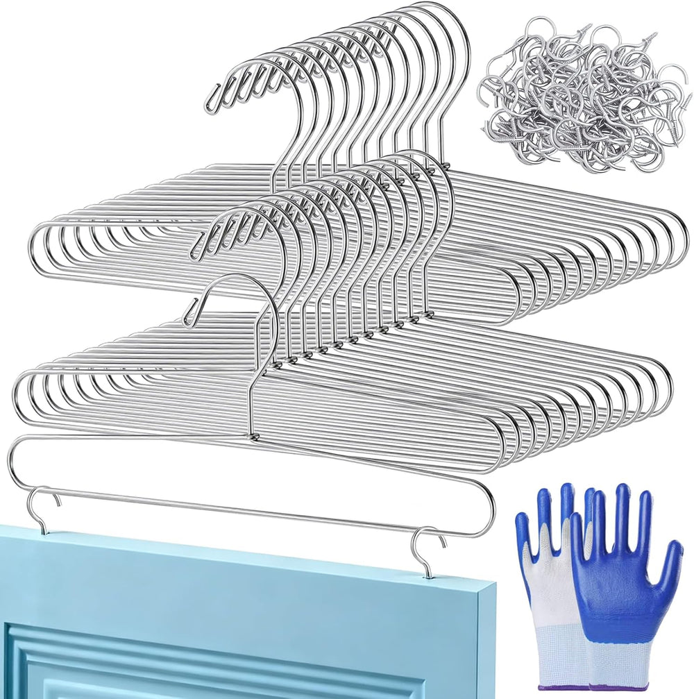 24 Pack Cabinet Door Painting Hanger, 14.57” x 5.24” Door Painting Brackets w...