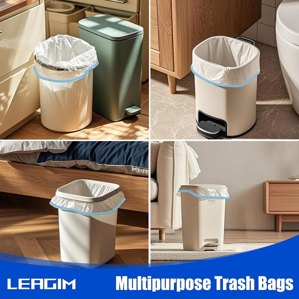 Small Trash Bags 3 Gallon, 360 Count -1.2 Mil Drawstring Mini Garbage Bags, W...