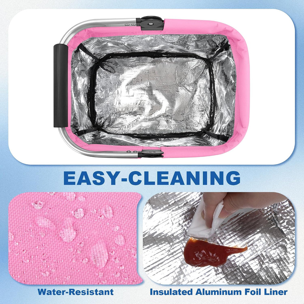 Cleaning Caddy Organizer with Handle,Pink
