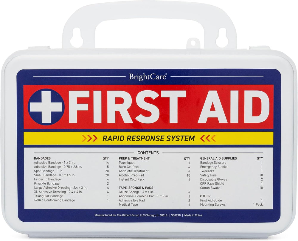 First Aid Kit for Office, Home, Car, School - 130 Pieces