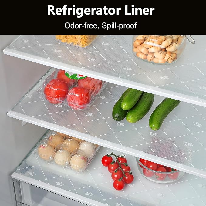 INNOLITES Shelf Liners for Kitchen Cabinets, Non Adhesive Drawer Cabinet Liner
