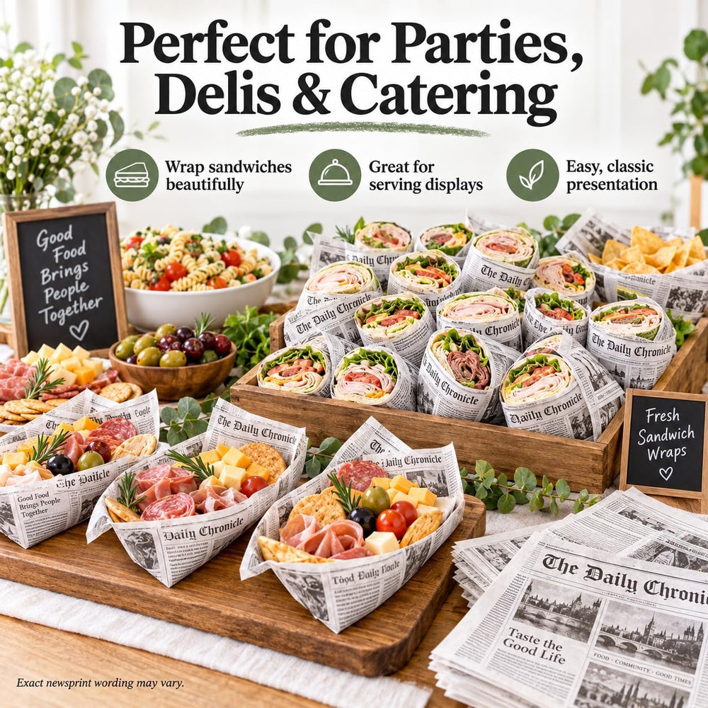Oasis Supply, Deli Paper Sheets Sandwich Wrap Paper - Food Wrapping Grease Re...