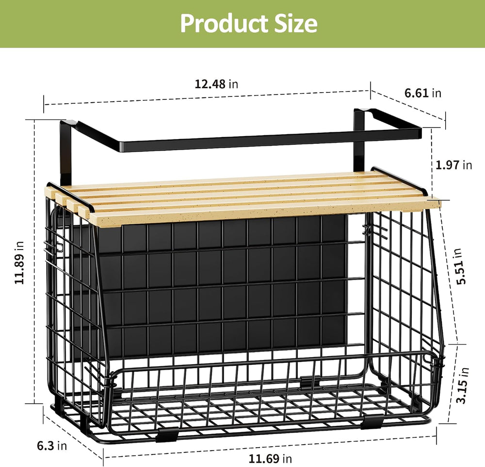 2 Pack Magnetic Shelf for Fridge, Fruit Potato Onion Storage Bins
