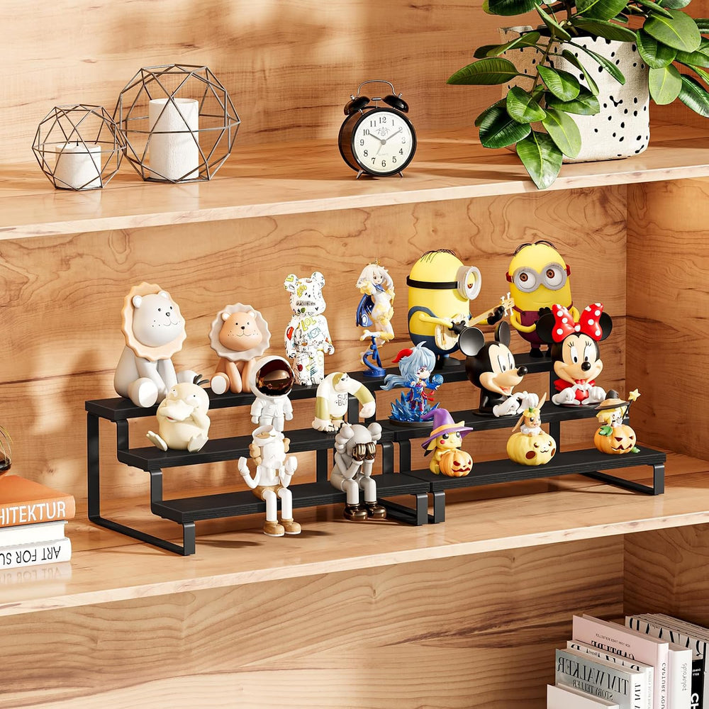 Giikin 3 Tier Spice Rack, Set of 2 Wooden Spice Rack for Countertop, Cabinet ...