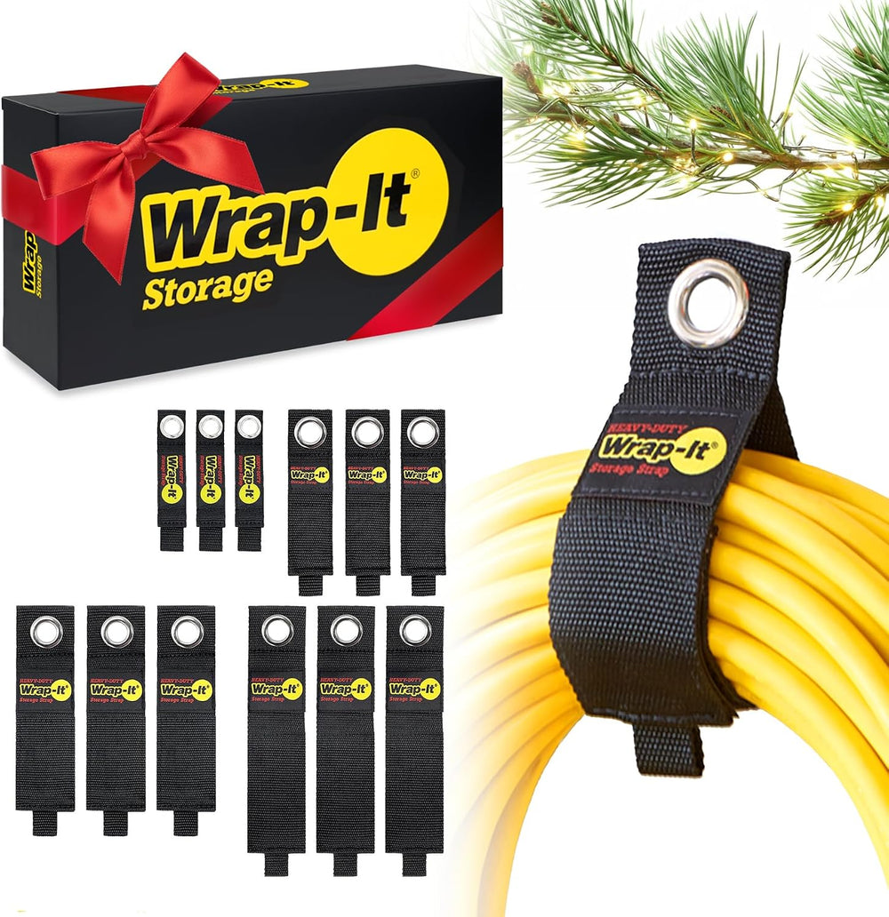 Heavy-Duty Wrap-It Storage Straps (Assorted 12 Pack)