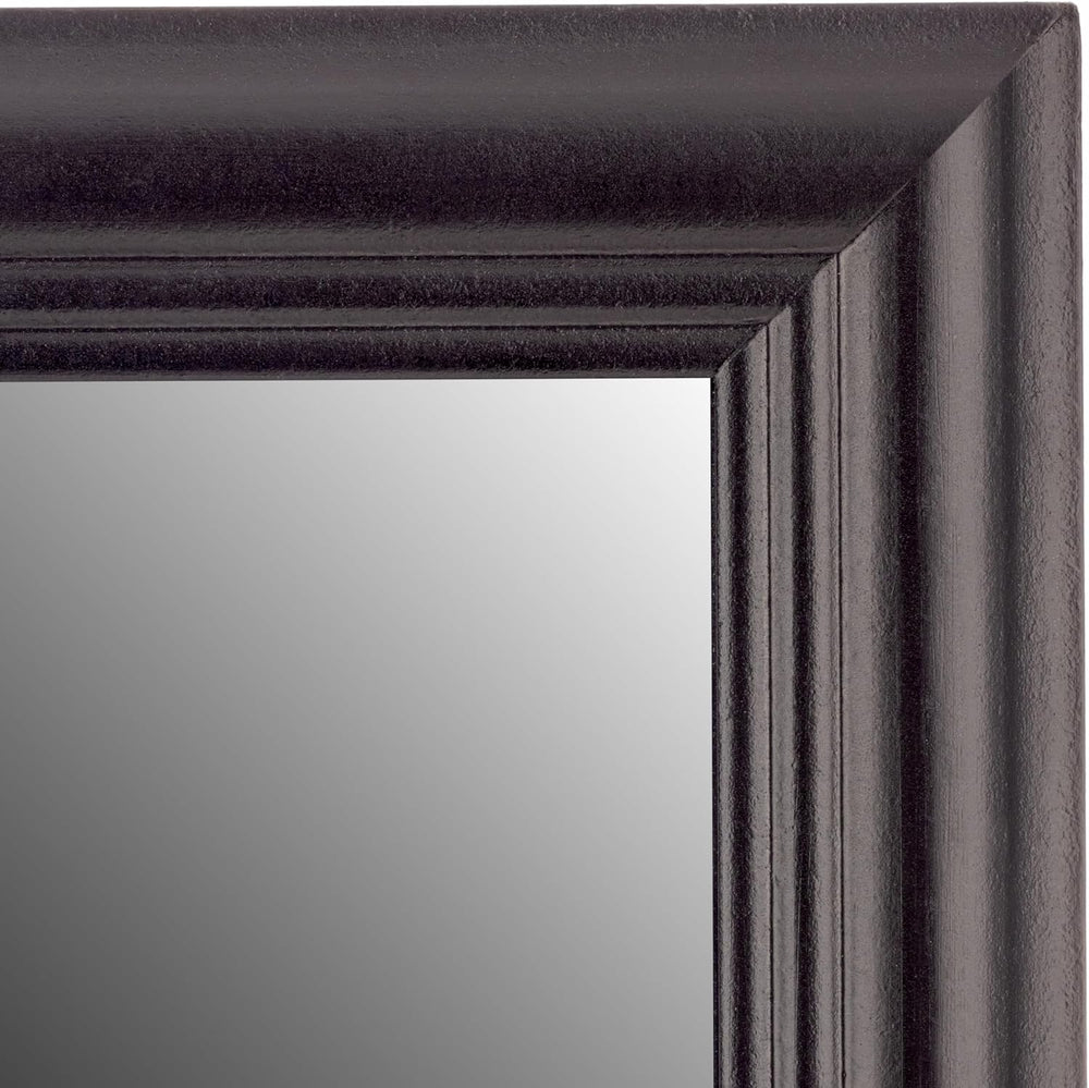 Gallery Solutions - Black Wall-Mounted - Curio & Shot Glass Display Case ...