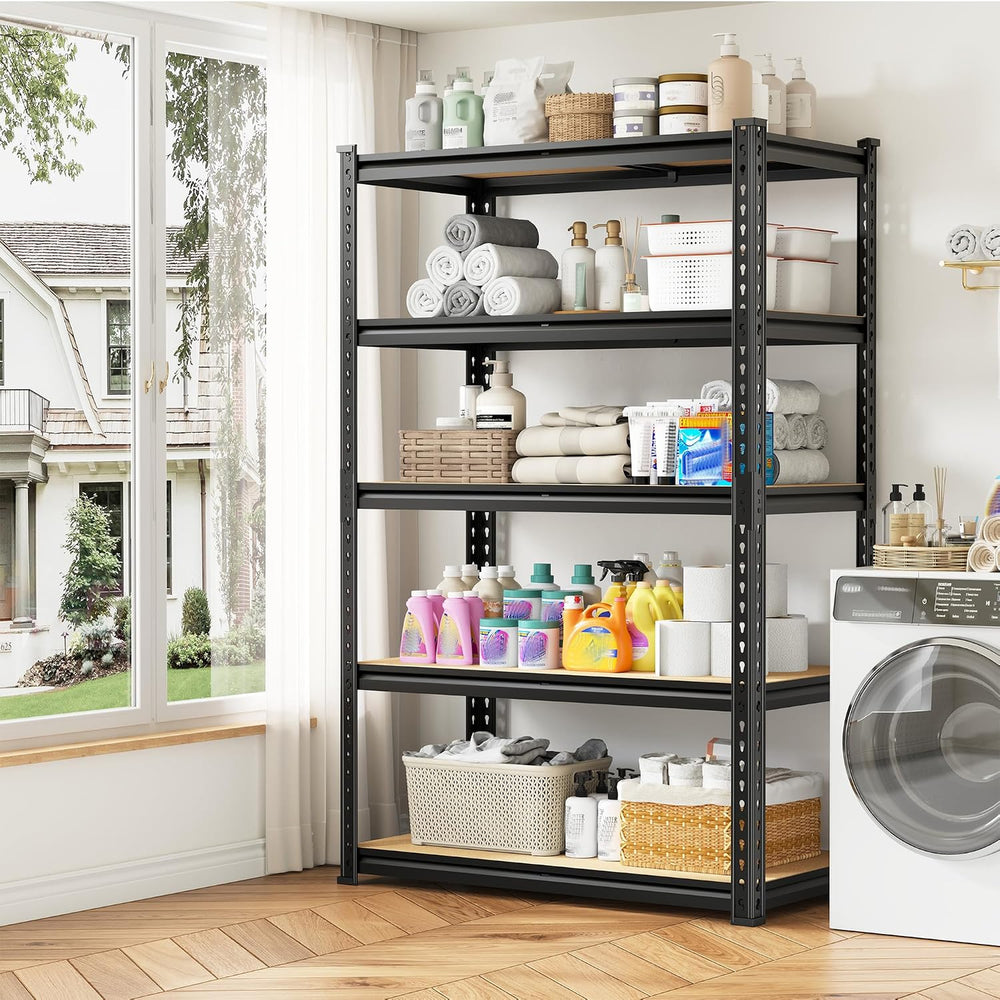 DurayLoly Shelving Unit,15.75" D×31.55" W×63.05" H Shelves for...