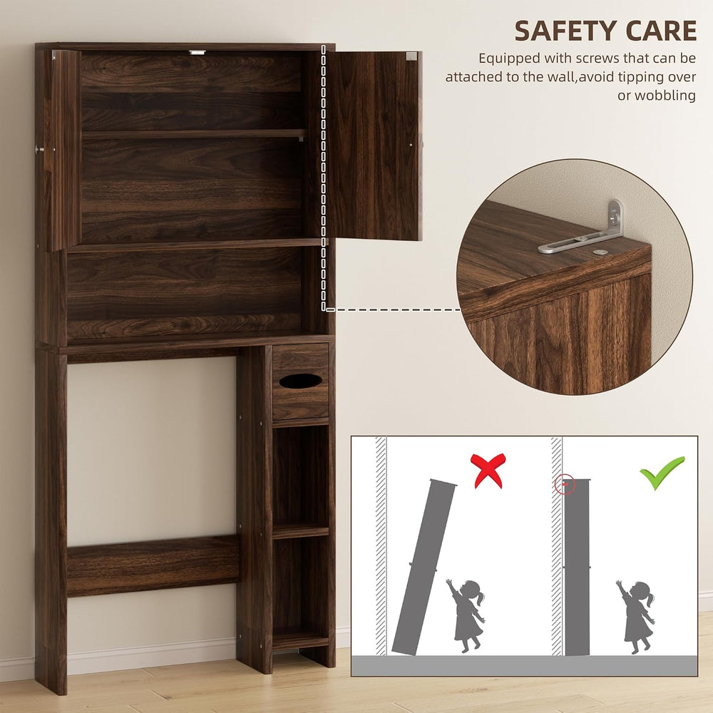 Shintenchi Over the Toilet Storage Cabinet, Bathroom Shelf Organizer