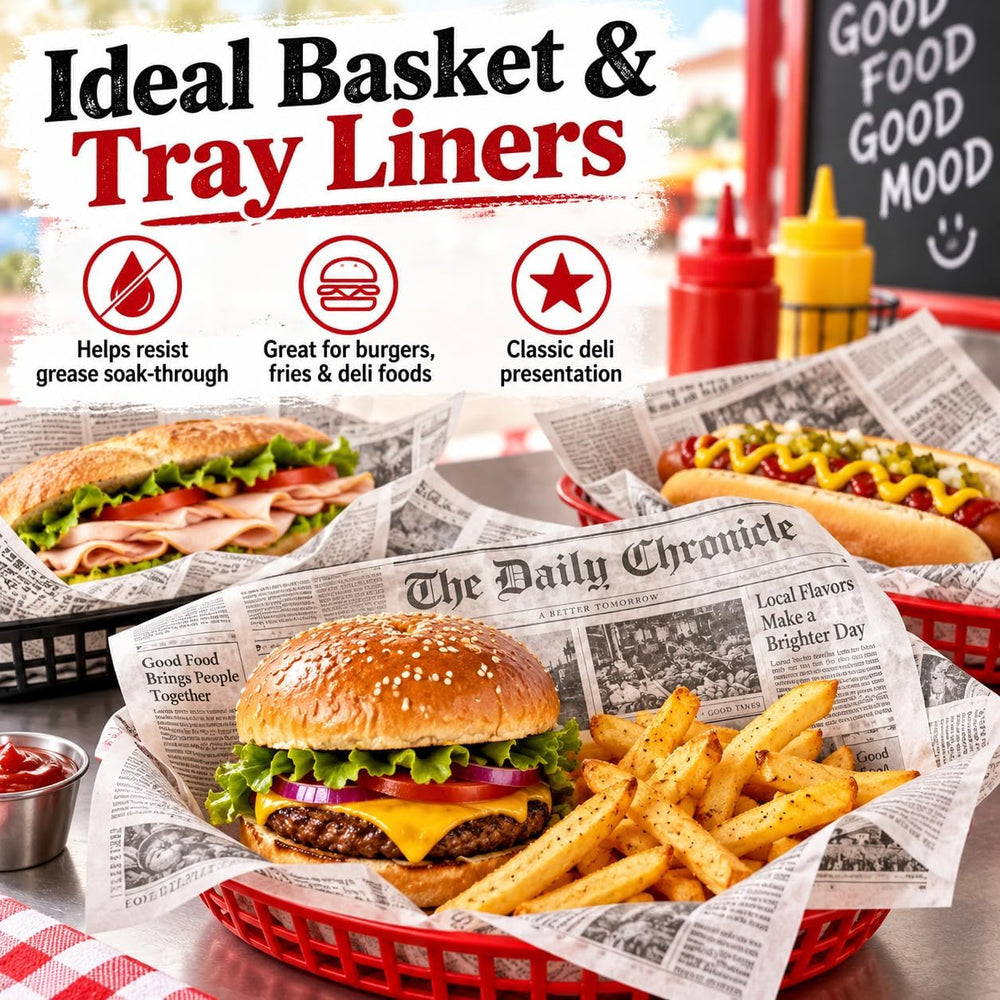 Oasis Supply, Deli Paper Sheets Sandwich Wrap Paper - Food Wrapping Grease Re...