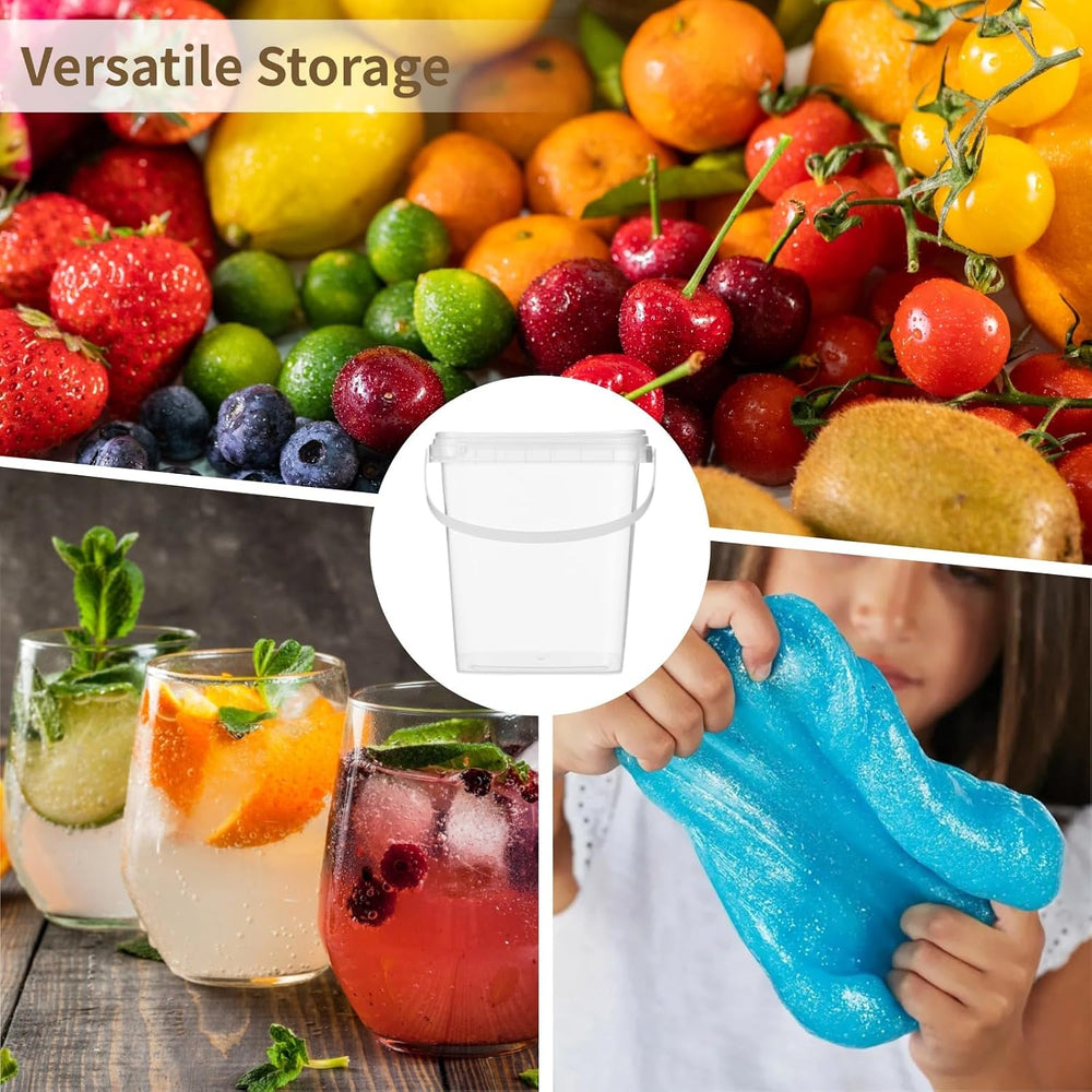 Homaisson 30 Pcs Deli Containers with Lids, 32 oz Square Plastic Food Storage...