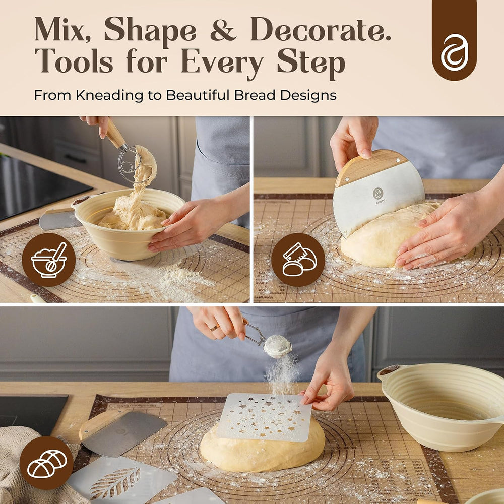 Sourdough Starter Kit with Dutch Oven and Scale - Complete Sourdough Kit with...