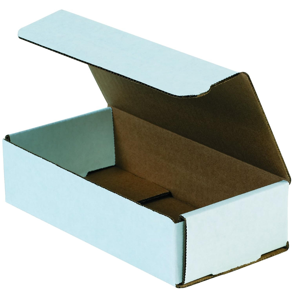 Boxes Fast BFM842 Corrugated Cardboard Mailers, 8 x 4 x 2 Inches, Tuck Top On...