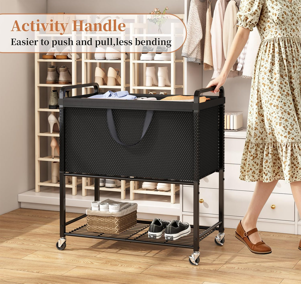 Laundry Hamper cart with wheels: