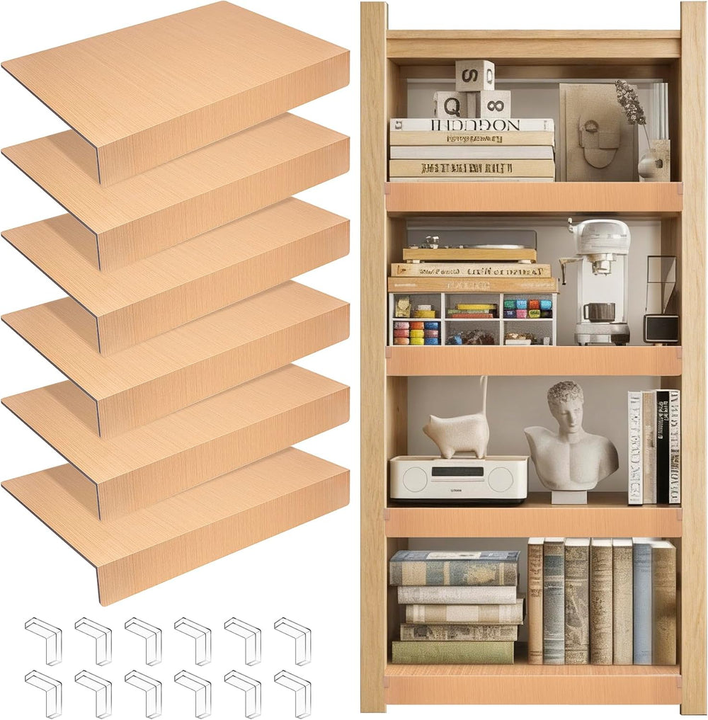 Wire Rack Covers for Shelves, 6 Pack 24 x 12in Wires Shelf Ccover for Pantry ...