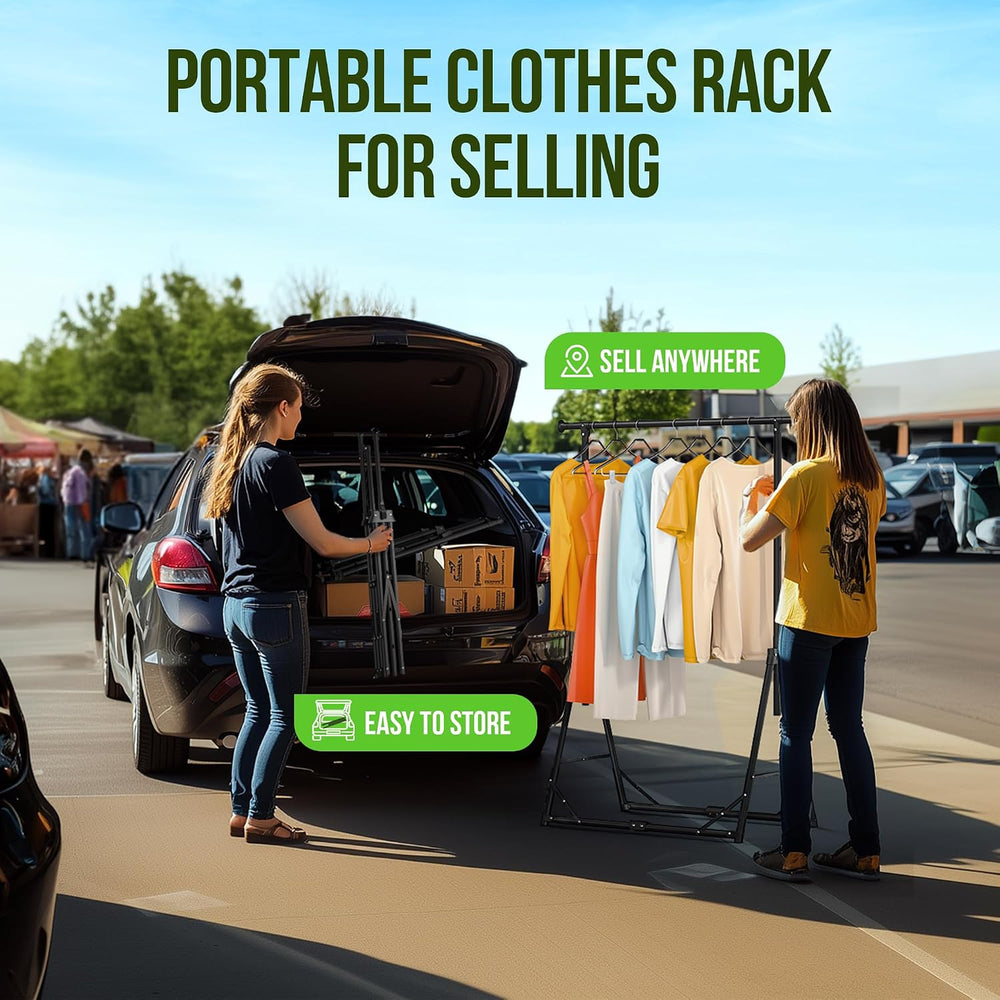 MAXLEAD HOME Clothes Rack Foldable Clothing Rack, 64.5''H Collapsible...