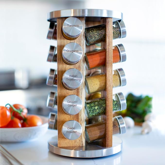 Orii 20 Jar Spice Rack with Spices Included