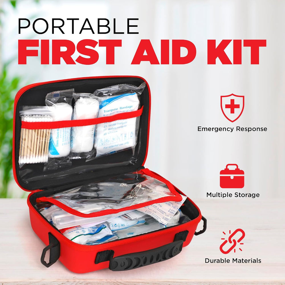 Premium First Aid Kit, Waterproof for Indoor and Outdoor
