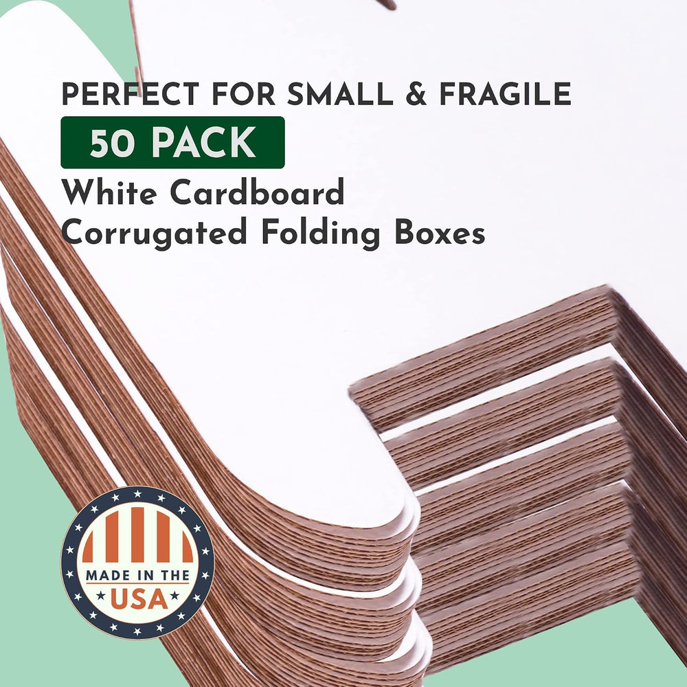 Boxes Fast Small Business Packaging, Shipping Box 12 x 12 x 4, 50 Bulk | Card...
