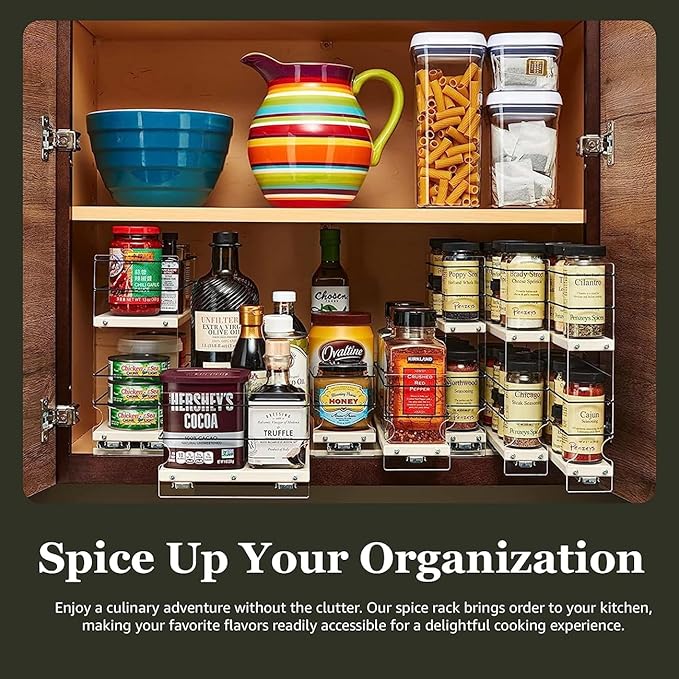 Vertical Spice Combo Spice Rack Drawer