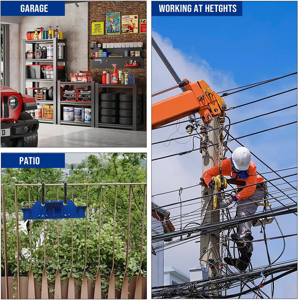 Heavy Duty Lineman Tool Board for Bucket Trucks Wall Mount Tool Organizer wit...