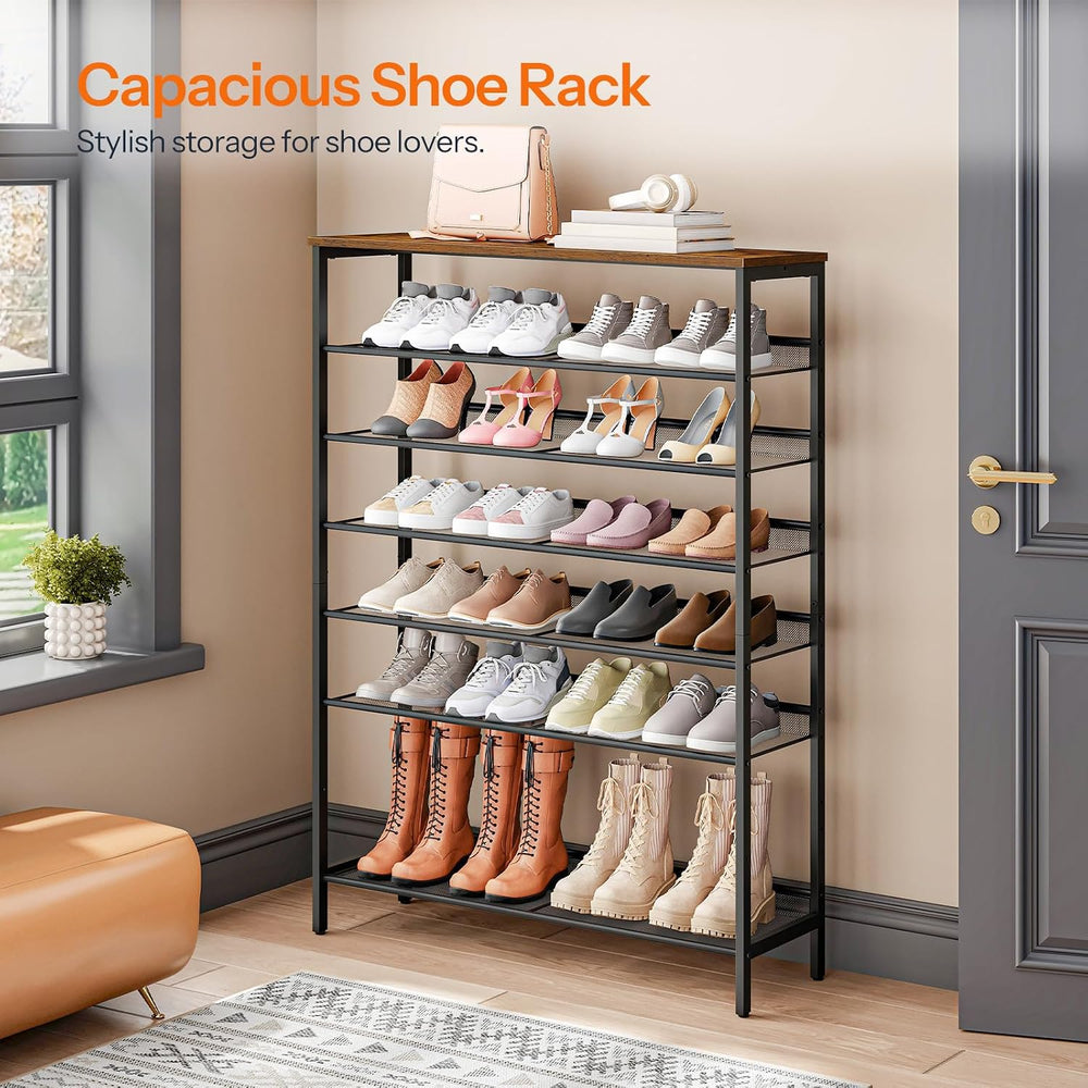 HOOBRO Shoe Rack for Entryway, 8-Tier Shoe Shelf, Large Capacity Shoe Storage...