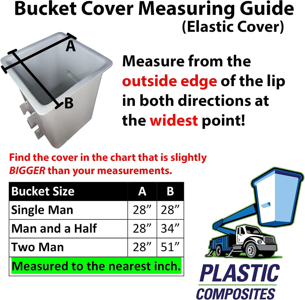 Bucket Truck Parts Heavy Duty Bucket Truck Cover, Vinyl, Fits 2 Man 28x51