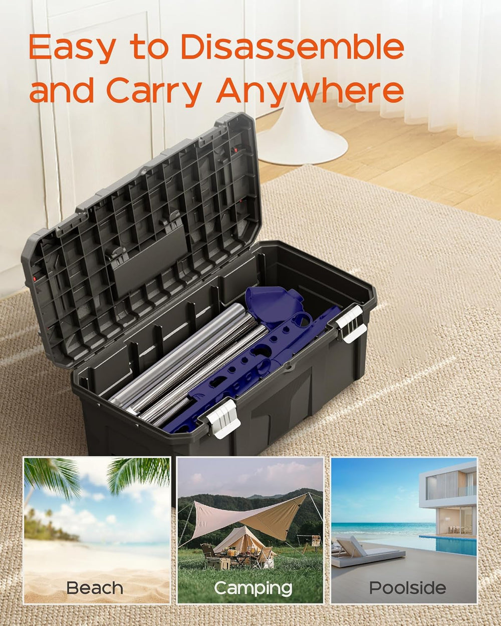 CASAMAYA Clothes Drying Rack Foldable, 70.9 inch Tripod Drying Rack for 35 Pi...