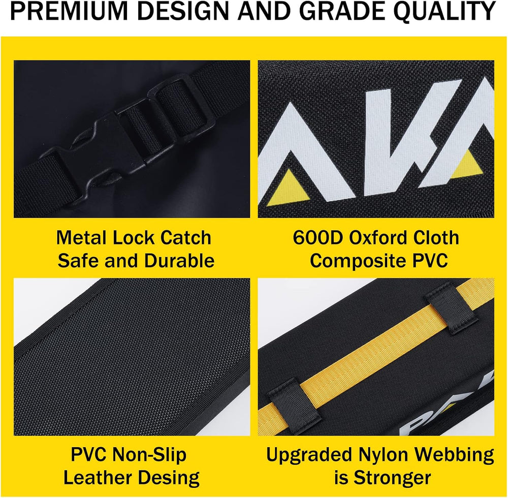 Kayak Roof Racks,Soft Roof Rack Pads,Universal Car Roof Rack for Surfboard/Sk...