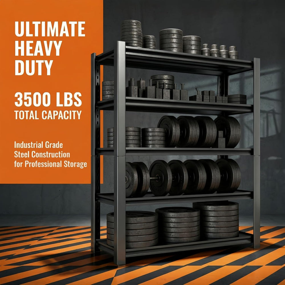 Garage Shelves,5-Tier Adjustable Shelving Units and storagefor Garage