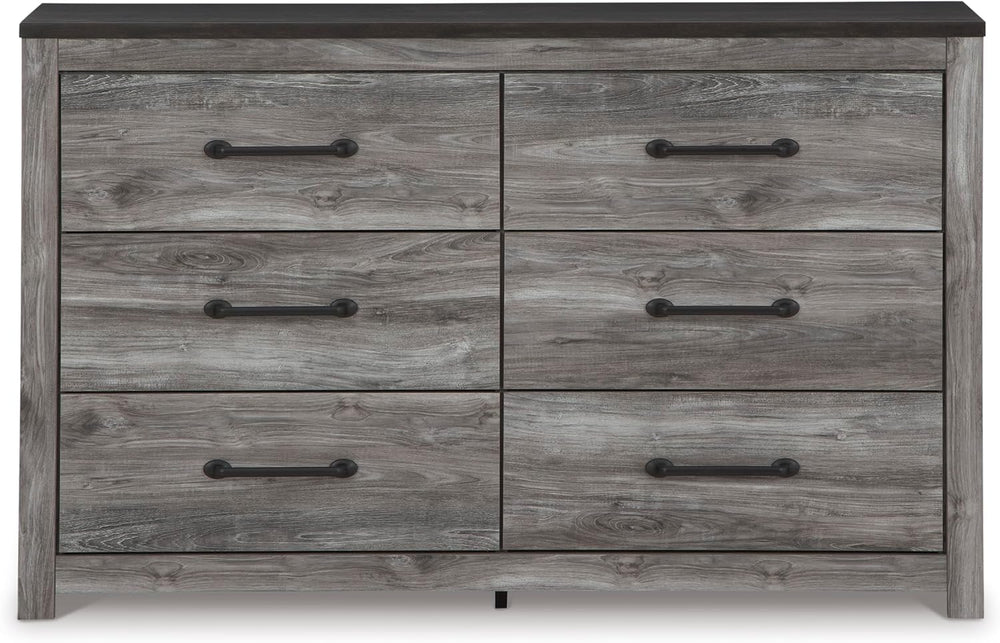 Signature Design by Ashley Bronyan Contemporary 6 Drawer Dresser, Gray