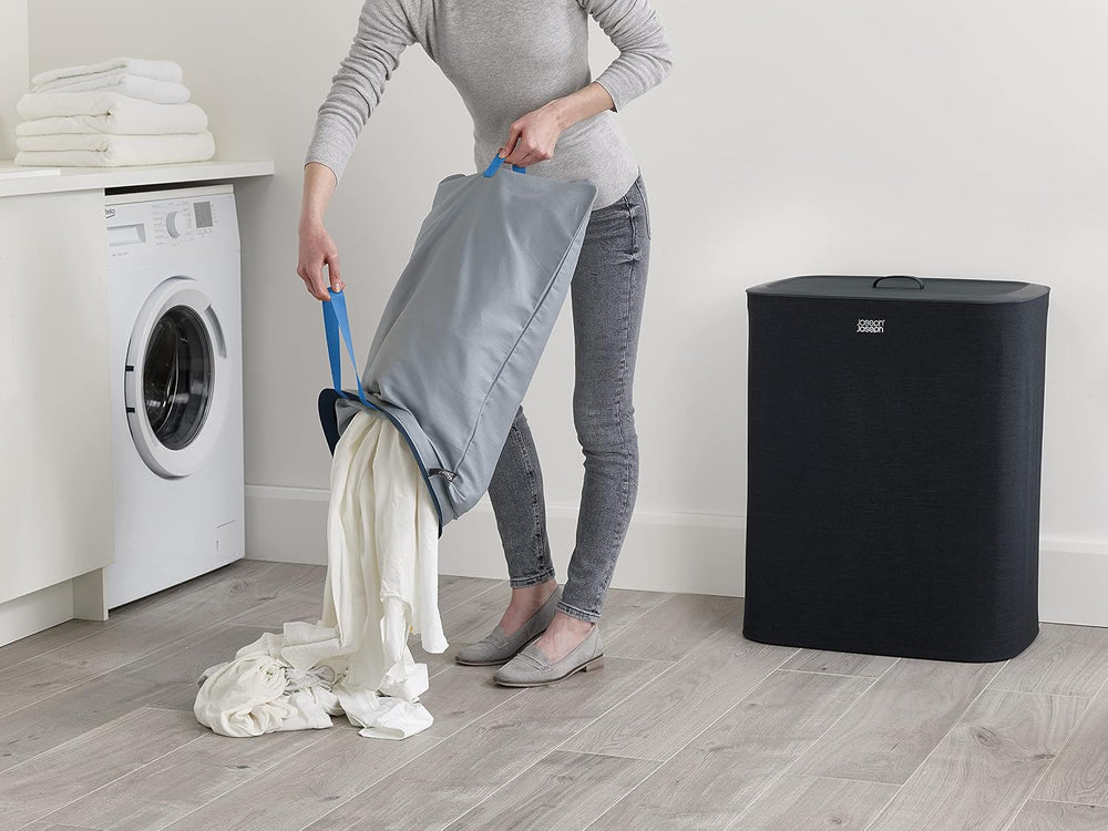 Joseph Joseph Tota 90 liter/23.8 gallon Laundry Hamper Separation Basket with...