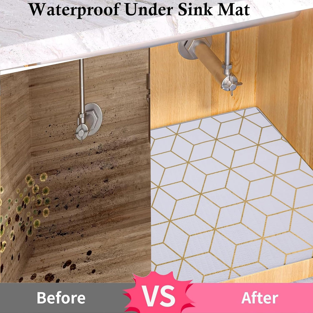 Shelf Liners for Kitchen Cabinets 24 Inch Wide X 20 Ft Non Adhesive Cabinet D...