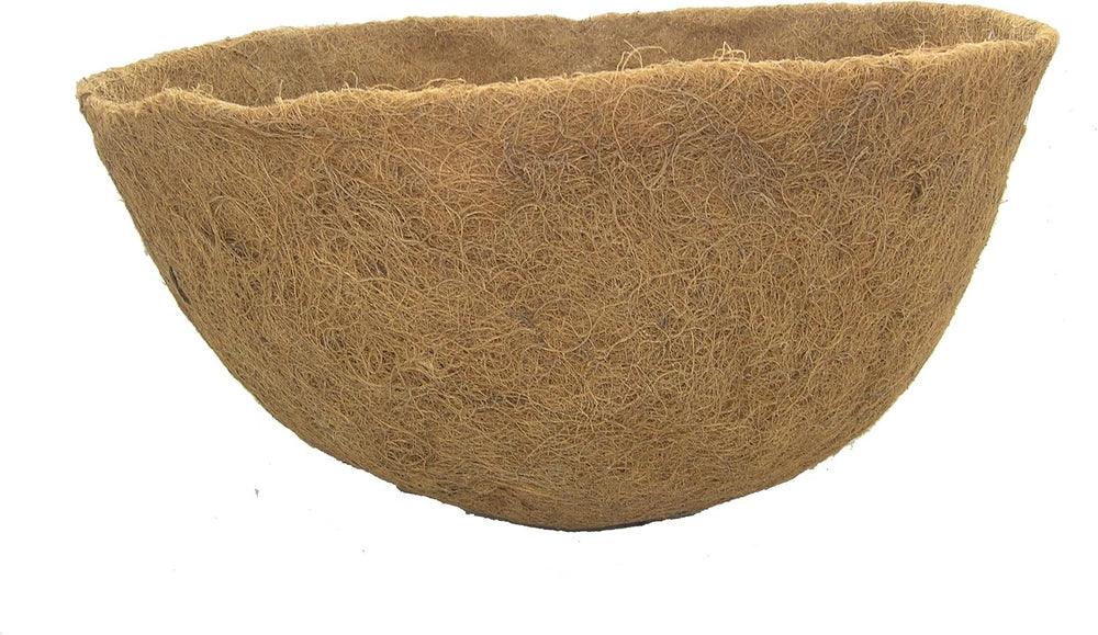 24in X 15in Round Molded Coco Fiber Liner for Hanging Basket Planter