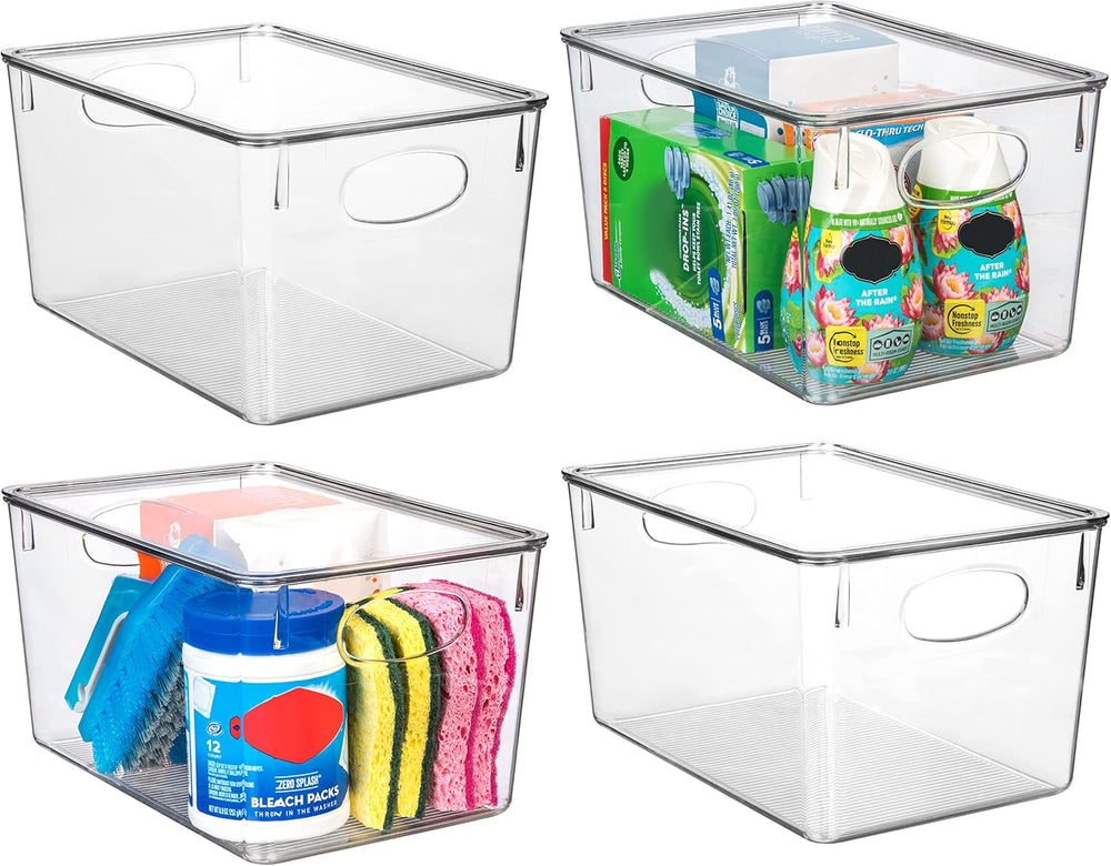 ClearSpace Plastic Storage Bins (4 Pack)