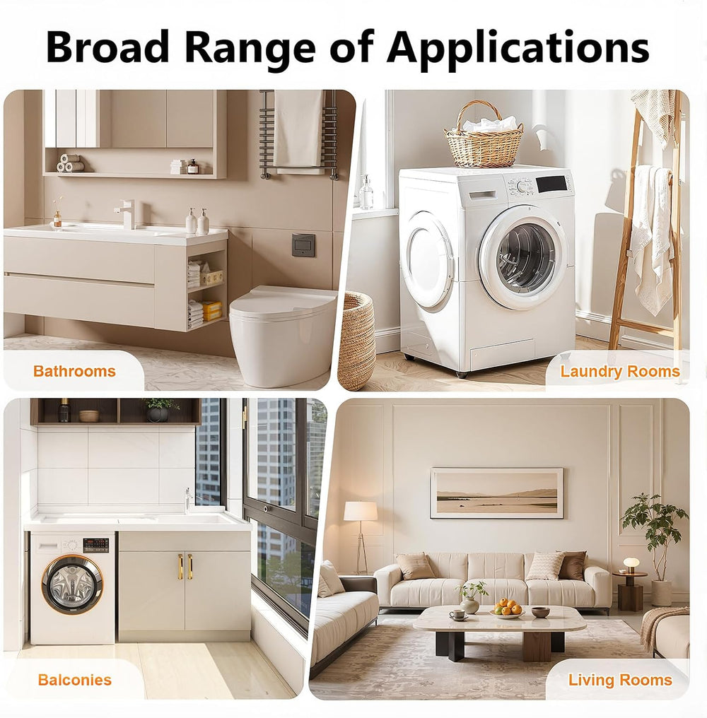 Over Washer and Dryer Shelves 3 Tiers Laundry Room Storage Organizer Floor St...