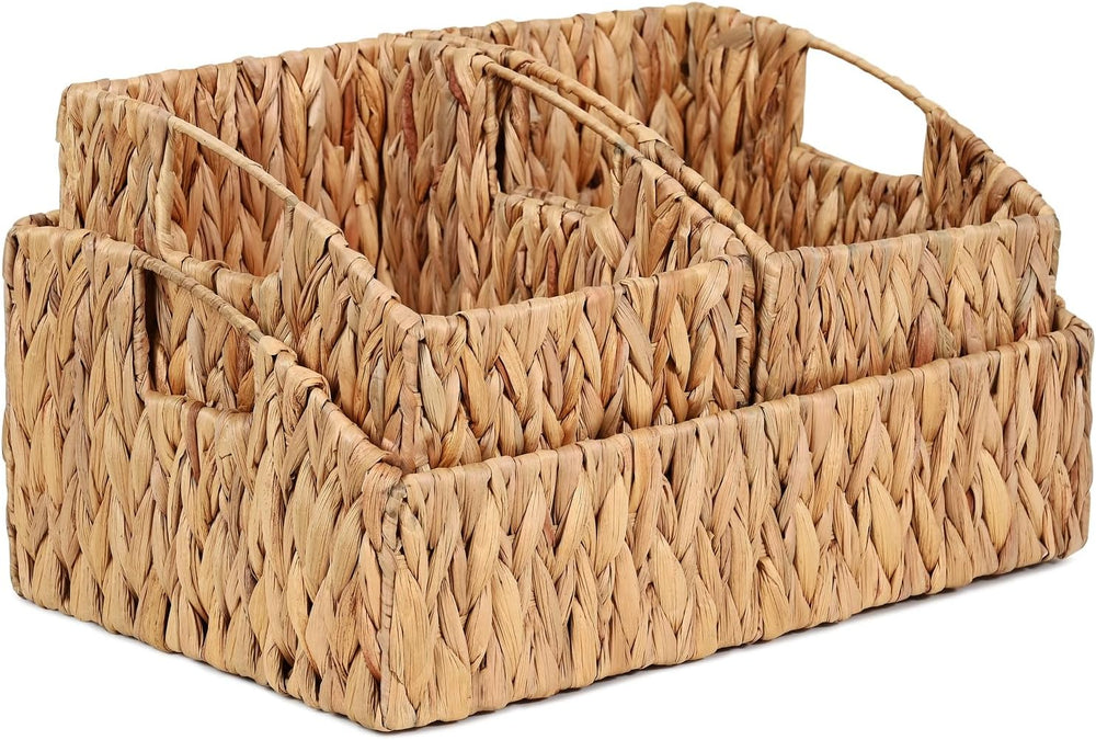 Pantry Baskets for Organizing, Wicker Basket Shelf Storage