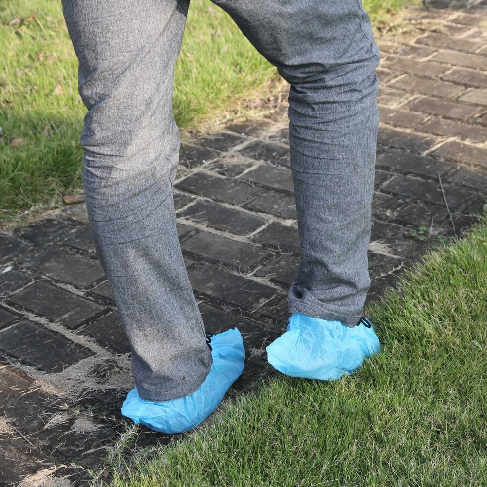 G & F Products Disposable Shoe Covers, Slip-Resistant Booties, Heavy-Duty...