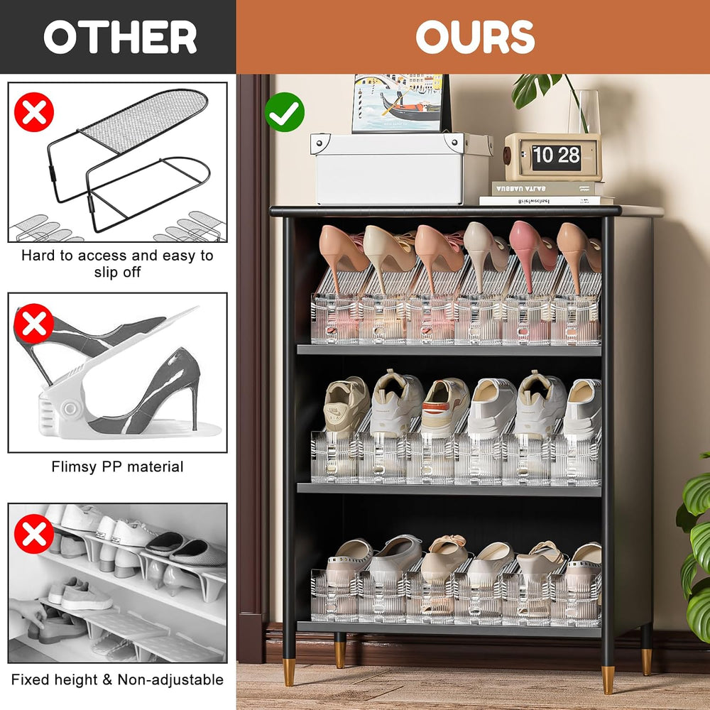 Neprock Shoe Stacker, Shoe Slot Organizer for Closet, Shoe Storage Rack | 20 ...