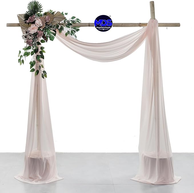 MDS Halloween Chiffon Draping Fabric - 1 Panel, 30" Wide x 50ft Long - S...