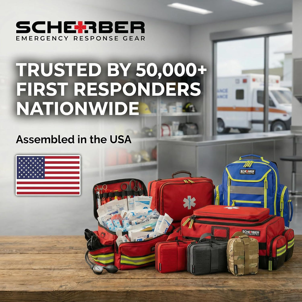 Scherber Vehicle IFAK Emergency Trauma Kit | 90+ Medical Supplies & Equip...