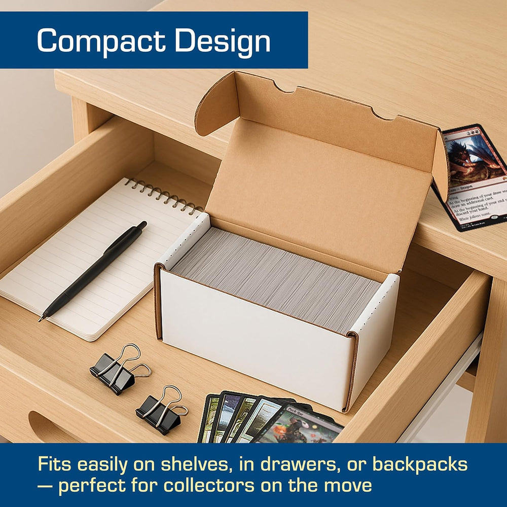 BCW 400-Count Trading Card Storage Box | Baseball Card Storage Box for Sports...