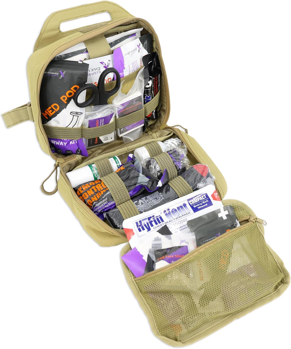 Lightning X Rip-Away Officer's Patrol Tactical Gunshot & Trauma IFAK ...