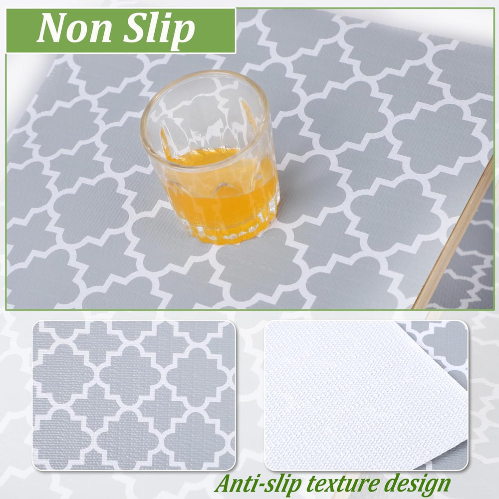 Shelf Liners for Kitchen Cabinets Non Adhesive 24 Inch Wide X 20 Ft Clear Non...