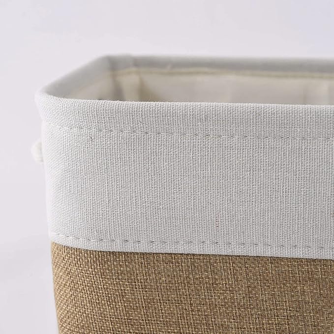 Small Baskets for Organizing, Collapsible Storage Baskets for Shelves, Storag...
