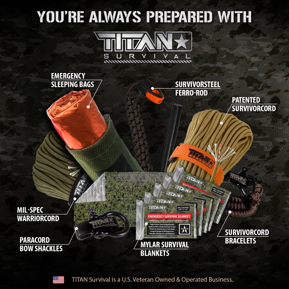 Titan Emergency Blanket 5 Pack Mylar - Thermal Space Blanket