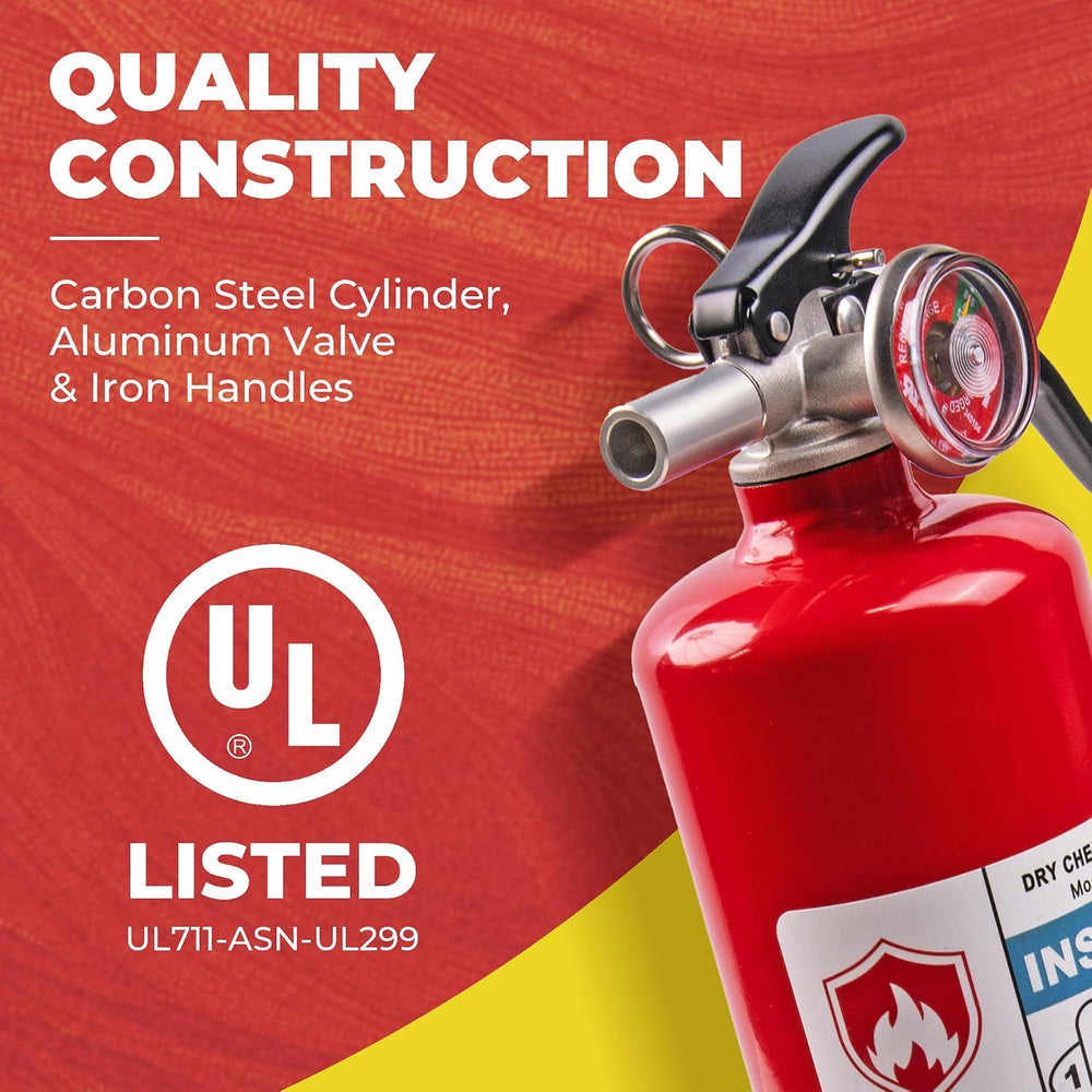 Safewayfire Fire Extinguisher, 2.5 lb, Heavy Duty for Home & Commercial Use