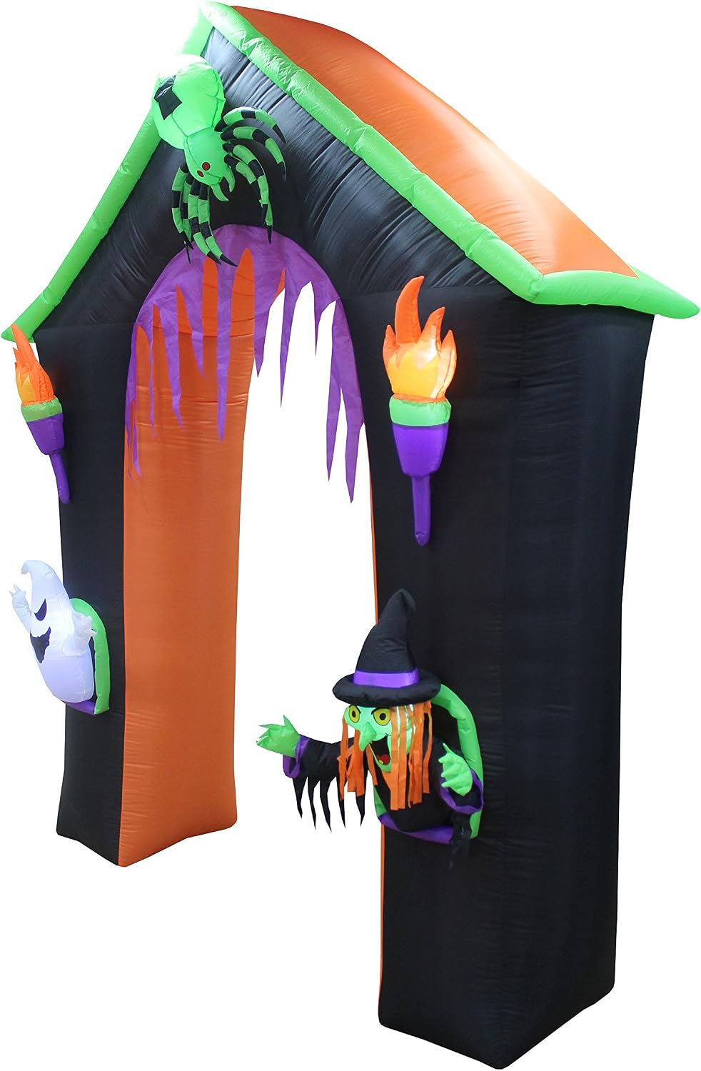 9 FT Tall LED Lighted Halloween Inflatable Castle