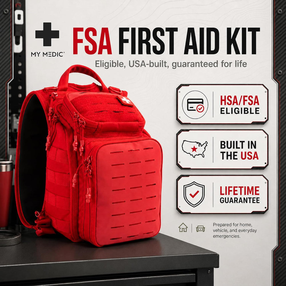 My Medic Recon PRO - HSA FSA First Aid Kit - 250+ First Aid and Survival Esse...