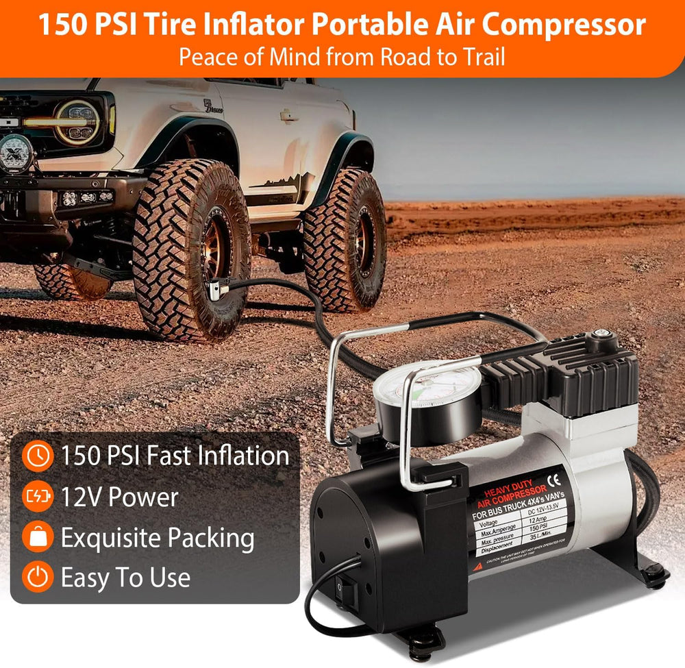 Car Emergency Kit with Air Compressor,Roadside Emergency Car Kit for Vehicles...