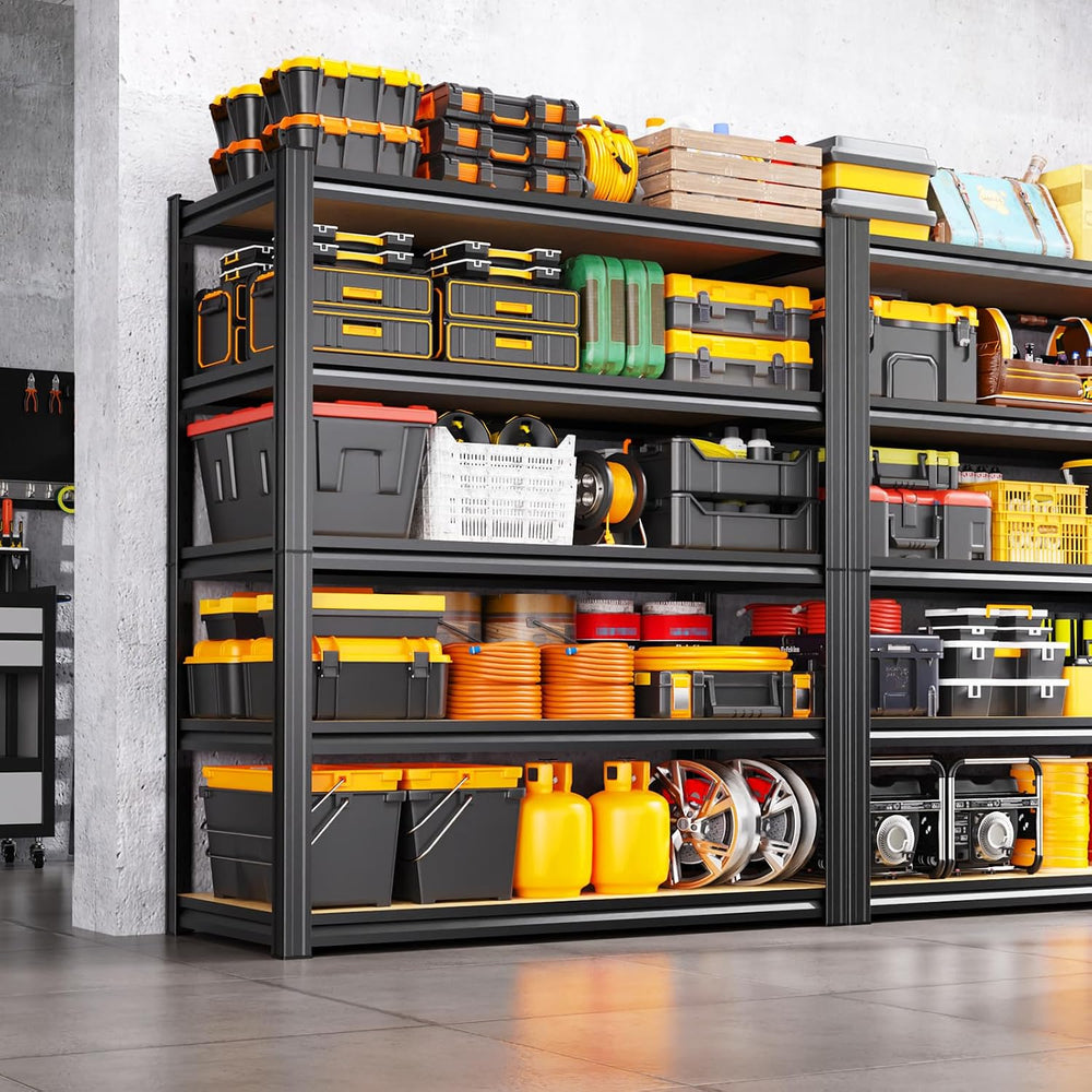Garage Shelving Heavy Duty Storage Shelves, Metal Adjustable Shelving Unit, U...